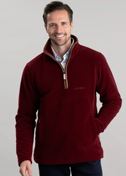 Berkeley Quarter Zip - Claret