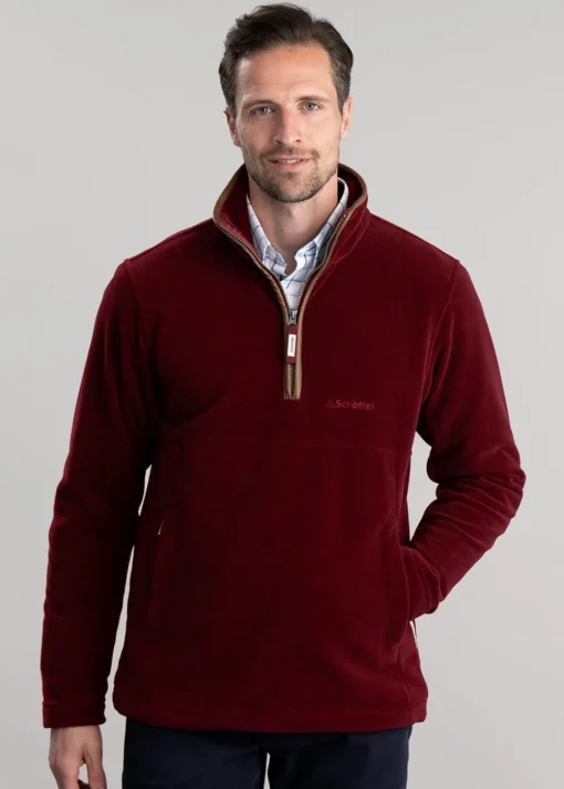 Berkeley Quarter Zip - Claret