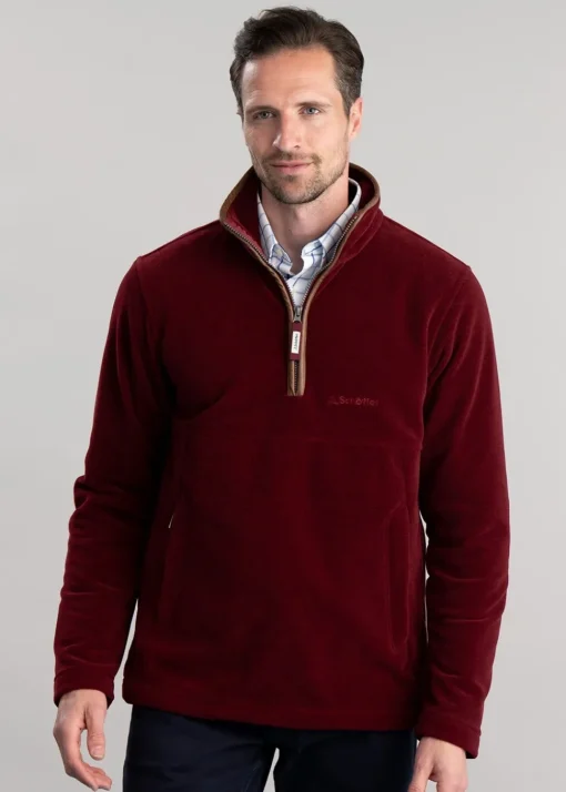 Berkeley Quarter Zip - Claret