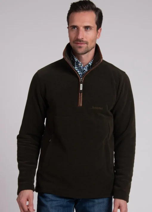 Berkeley Quarter Zip - Dark Olive