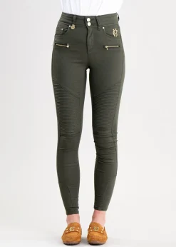 Biker Jeans - Hunter Green