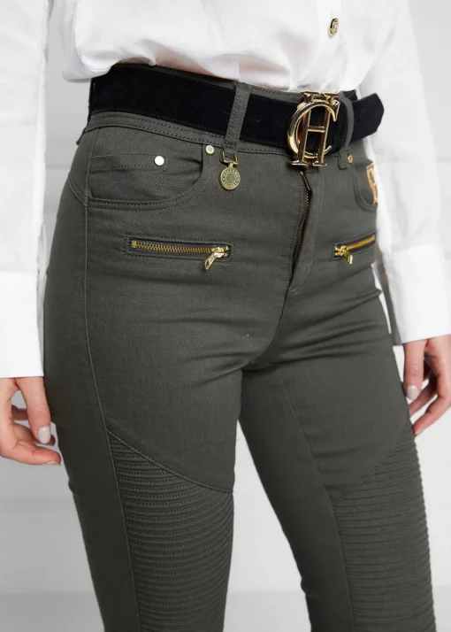Biker Jeans - Hunter Green