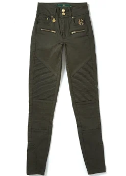 Biker Jeans - Hunter Green