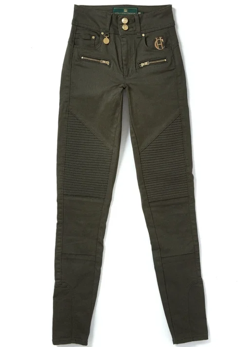 Biker Jeans - Hunter Green