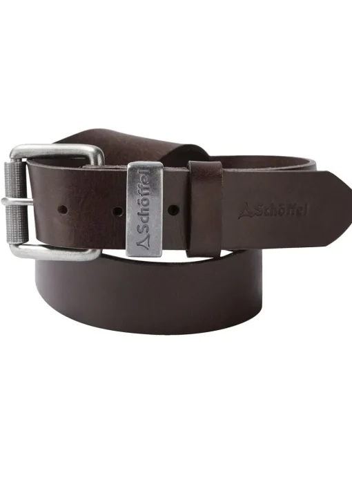 Blackwell Leather Belt - Dark Brown