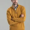 Blair 1/4 Zip Jumper - Mustard