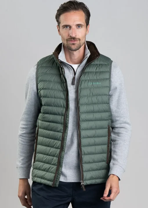 Bowden Down Gilet - Pine Green