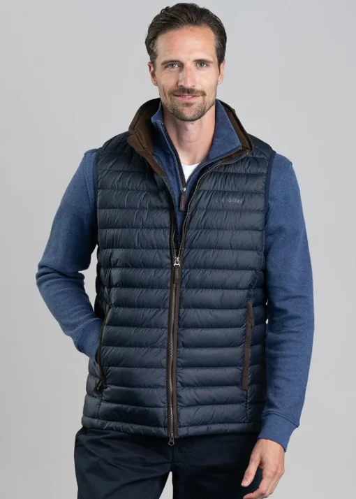 Bowden Down Gilet - True Navy