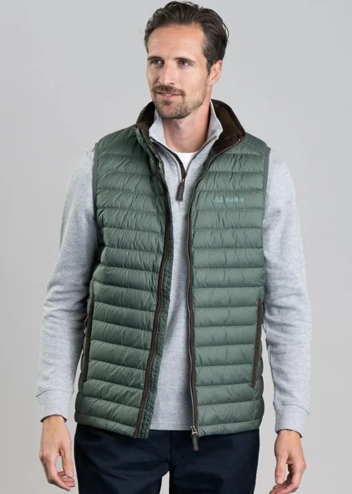 Bowden Down Gilet - Pine Green