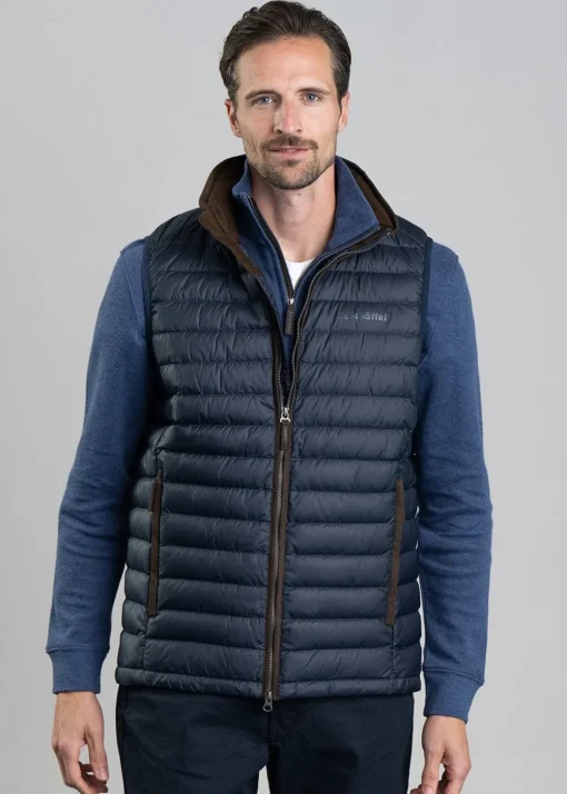 Bowden Down Gilet - True Navy