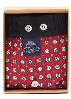 Boxer Shorts - Diamonds Red