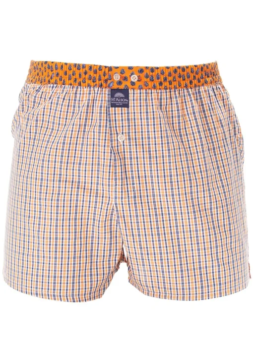 Boxer Shorts - Orange Check