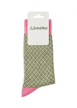 Braemar Socks - French Rose - French Rose