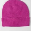 Briar Cashmere Beanie - Neon Rose