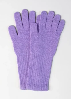 Briar Cashmere Long Gloves - Iris