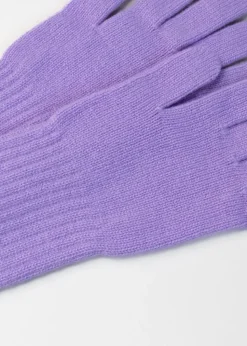 Briar Cashmere Long Gloves - Iris