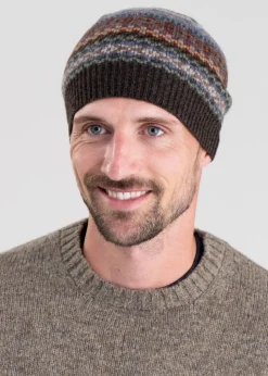 Brodie Lambswool Beanie - Coffee