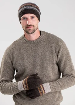Brodie Lambswool Gloves - Coffee