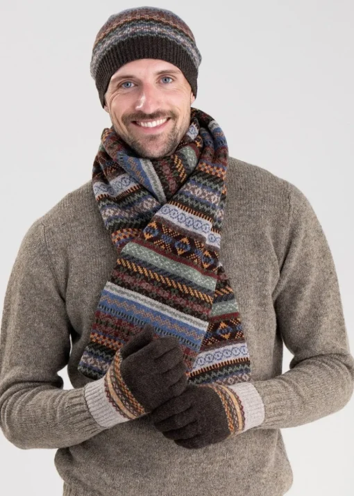 Brodie Lambswool Gloves - Coffee