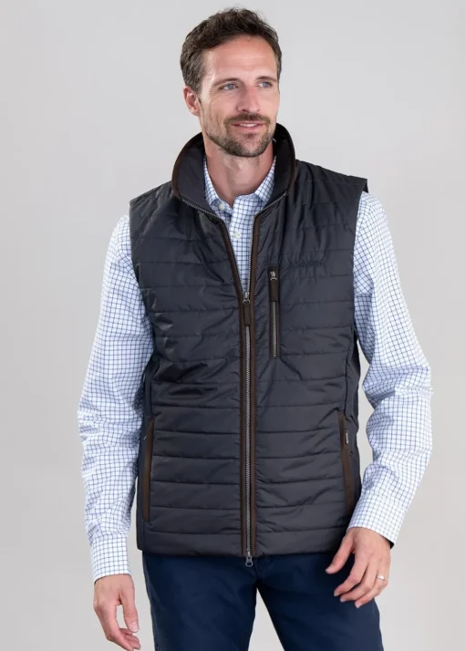 Brora Gilet - Charcoal