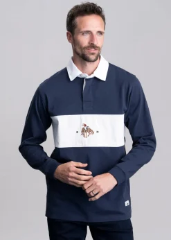 Buck Rugby Shirt - Navy