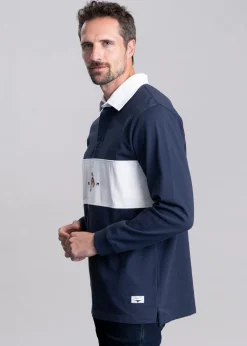 Buck Rugby Shirt - Navy