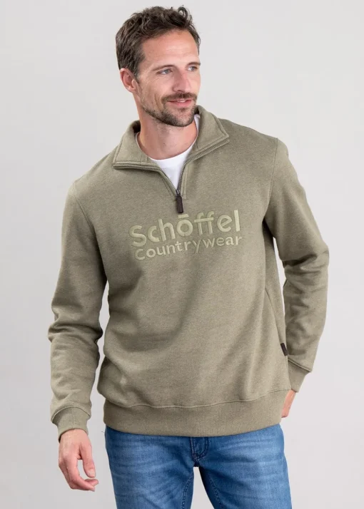 Bude Sweatshirt - Light Khaki Marl