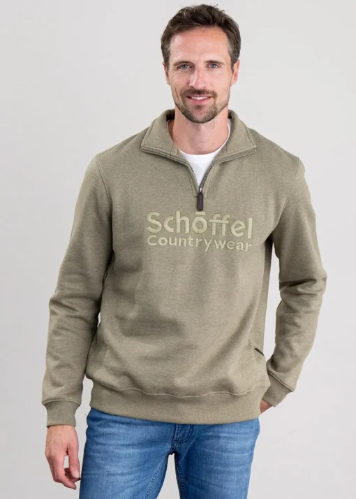 Bude Sweatshirt - Light Khaki Marl