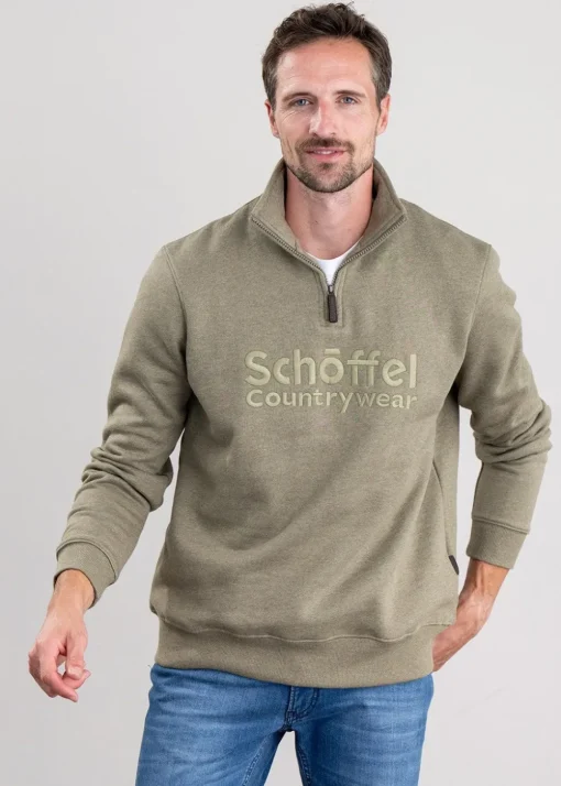 Bude Sweatshirt - Light Khaki Marl