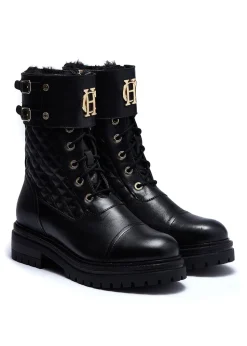 Camden Biker Boots - Black