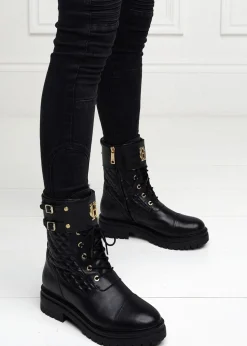 Camden Biker Boots - Black