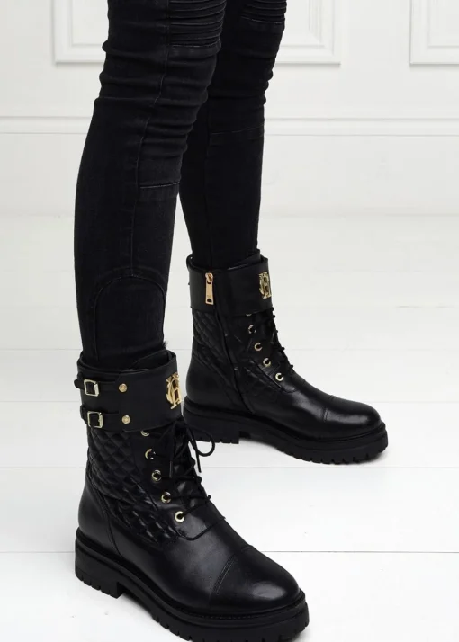 Camden Biker Boots - Black