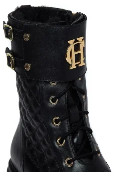 Camden Biker Boots - Black
