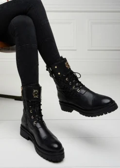 Camden Biker Boots - Black