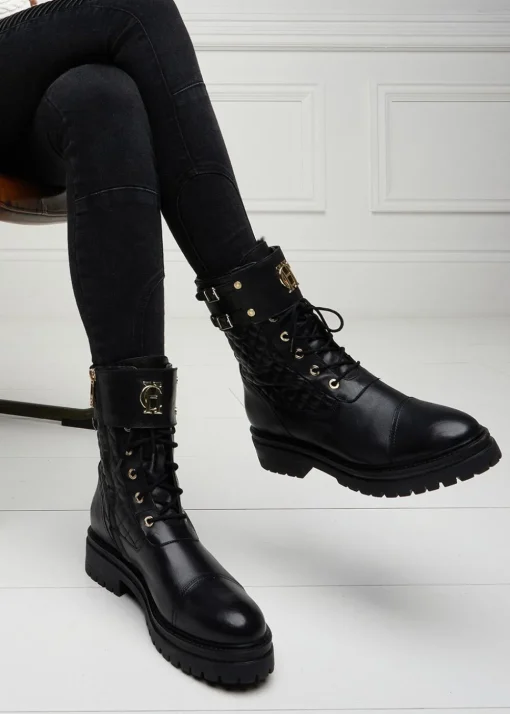 Camden Biker Boots - Black