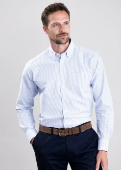 Carham Shirt - Blue Stripe