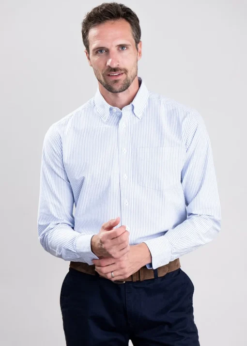 Carham Shirt - Blue Stripe