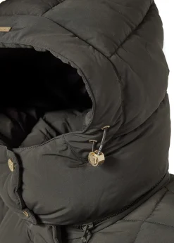 Carrington Longline Coat - Dark Olive