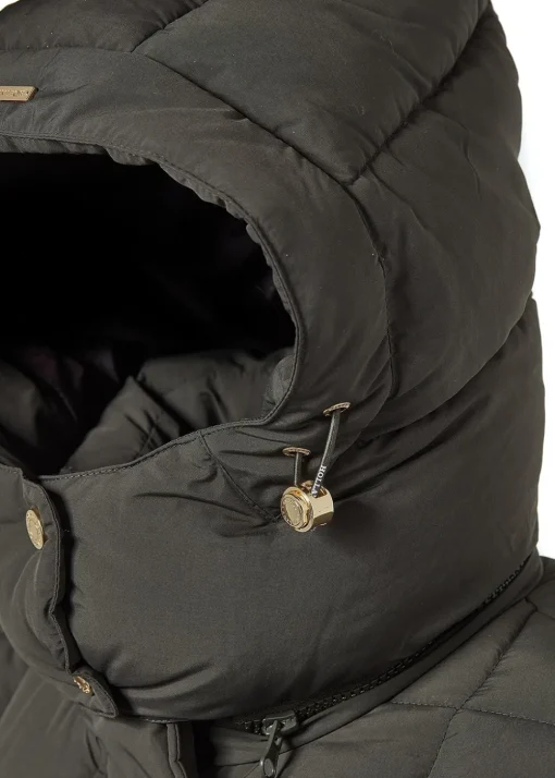 Carrington Longline Coat - Dark Olive