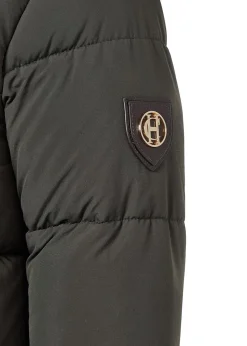 Carrington Longline Coat - Dark Olive