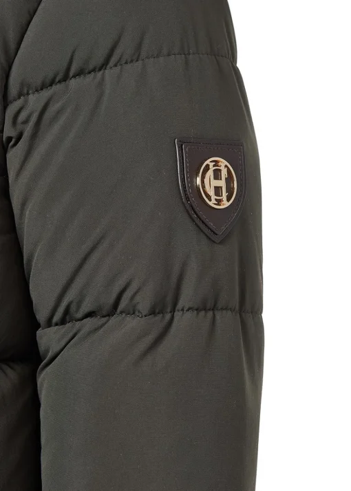 Carrington Longline Coat - Dark Olive