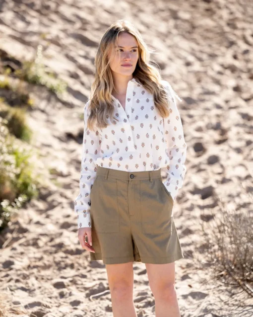 Cary Shorts - Dusky Green