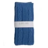 Cashmere Cable Bedsocks - Isfahan