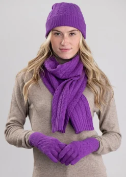 Cashmere Cable Hat - Sari