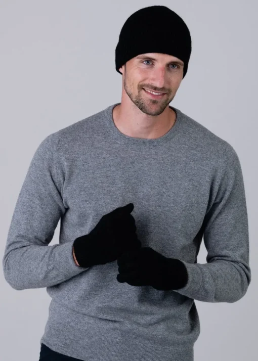 Cashmere Gloves - Navy