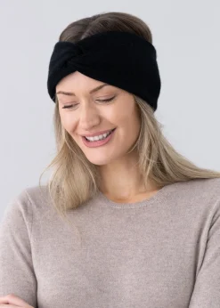 Cashmere Headband - Black