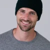 Cashmere Ribbed Hat - Bottle