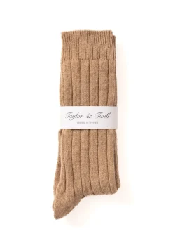 Cashmere Socks - Camel