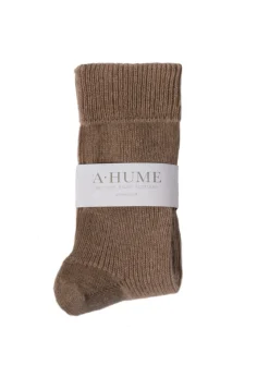Cashmere Socks - Dark Natural