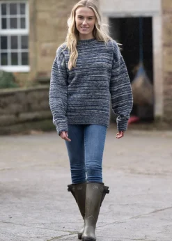 Cassie Knitted Jumper - Grey Multi